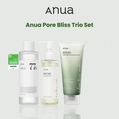 Anua Skincare Products Set Facial Deep Cleansing Toner 77